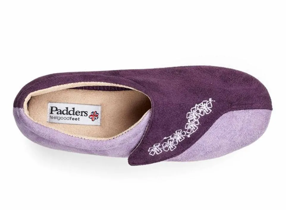 Womens Wide Fit Padders Hug Slippers