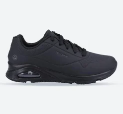 Women's Wide Fit Skechers 108021EC Uno Sr Trainers