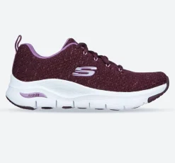 Women's Wide Fit Skechers 149713 Arch Fit Glee For All Trainers