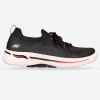 Women's Wide Fit Skechers 124863 Go Walk Arch Fit Clancy Trainers