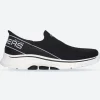 Women's Wide Fit Skechers 125231 Slip-ins Go Walk 7 Mia Trainers