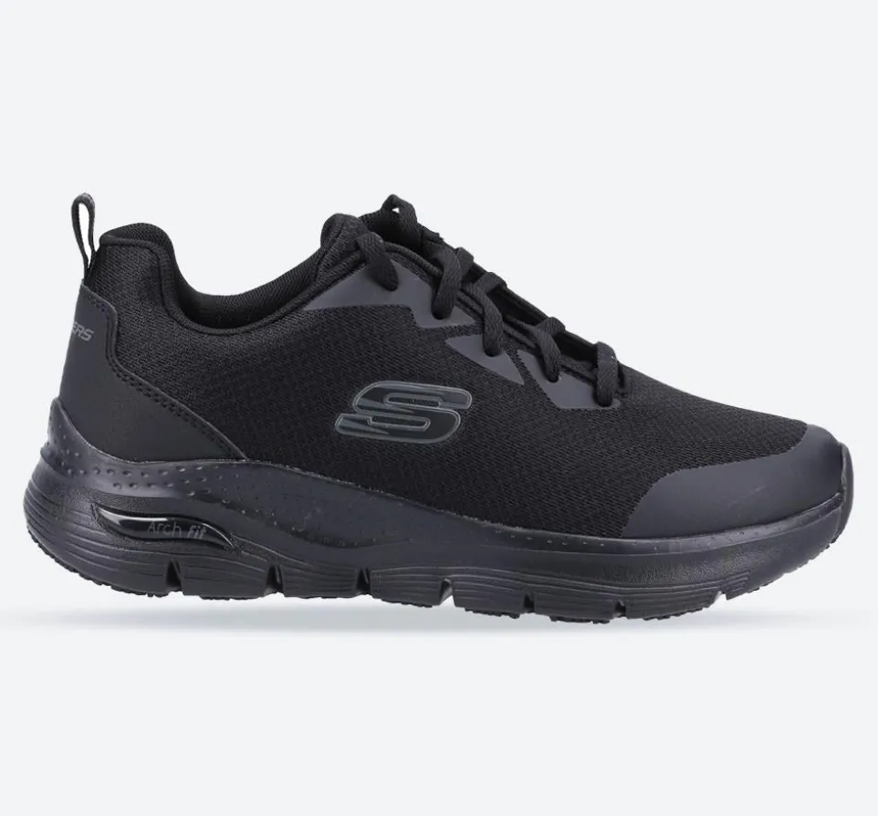 Women's Wide Fit Skechers 108019EC Arch Fit Sr Occupational Trainers