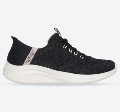 Women's Wide Fit Skechers 150178 Slip-ins Ultra Flex 3.0 Easy Step Trainers