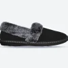 Women's Wide Fit Skechers 32777 Cozy Campfire Team Toasty Slippers