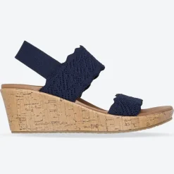 Women's Wide Fit Skechers 119591 Everlee Timeless Touch Sandals