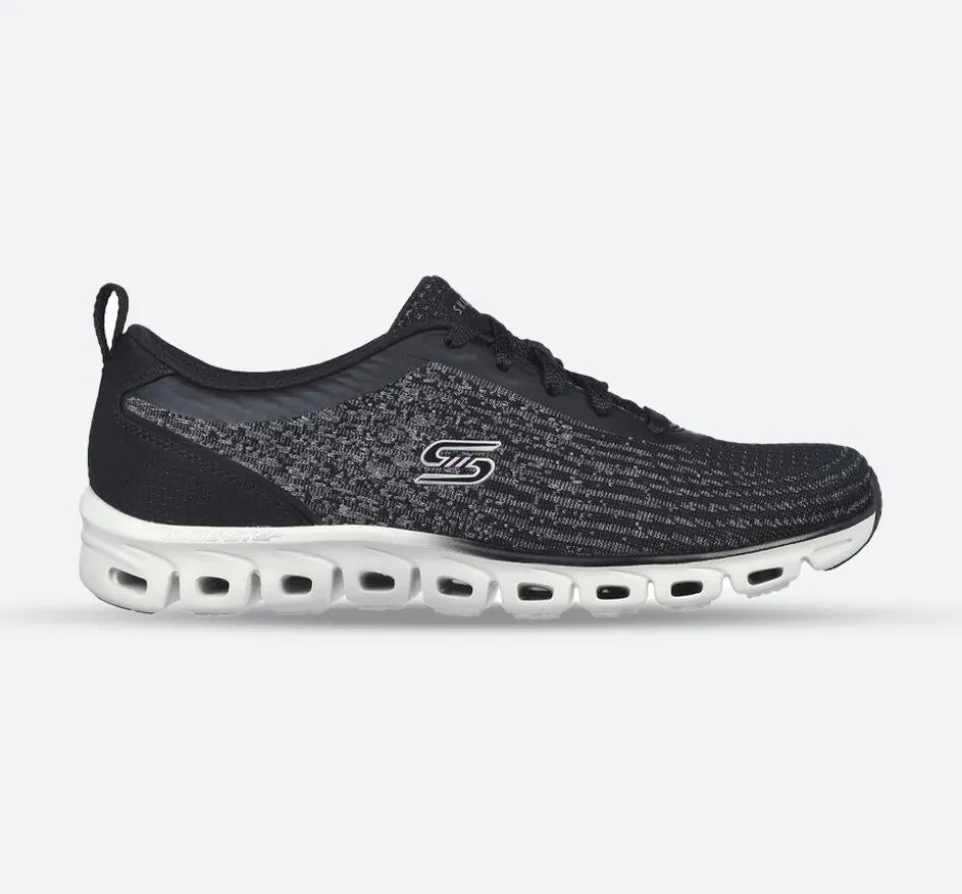 Women's Wide Fit Skechers 104325 Glide Step Sport - Head Start Trainers