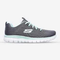 Womens Wide Fit Skechers 12615 Walking Trainers
