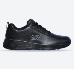 Women's Wide Fit Skechers 108010EC Marsing Gmina Slip Resistant Trainers