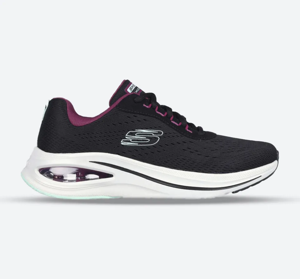 Women's Wide Fit Skechers 150131 Skech Air Meta - Aired Out Trainers