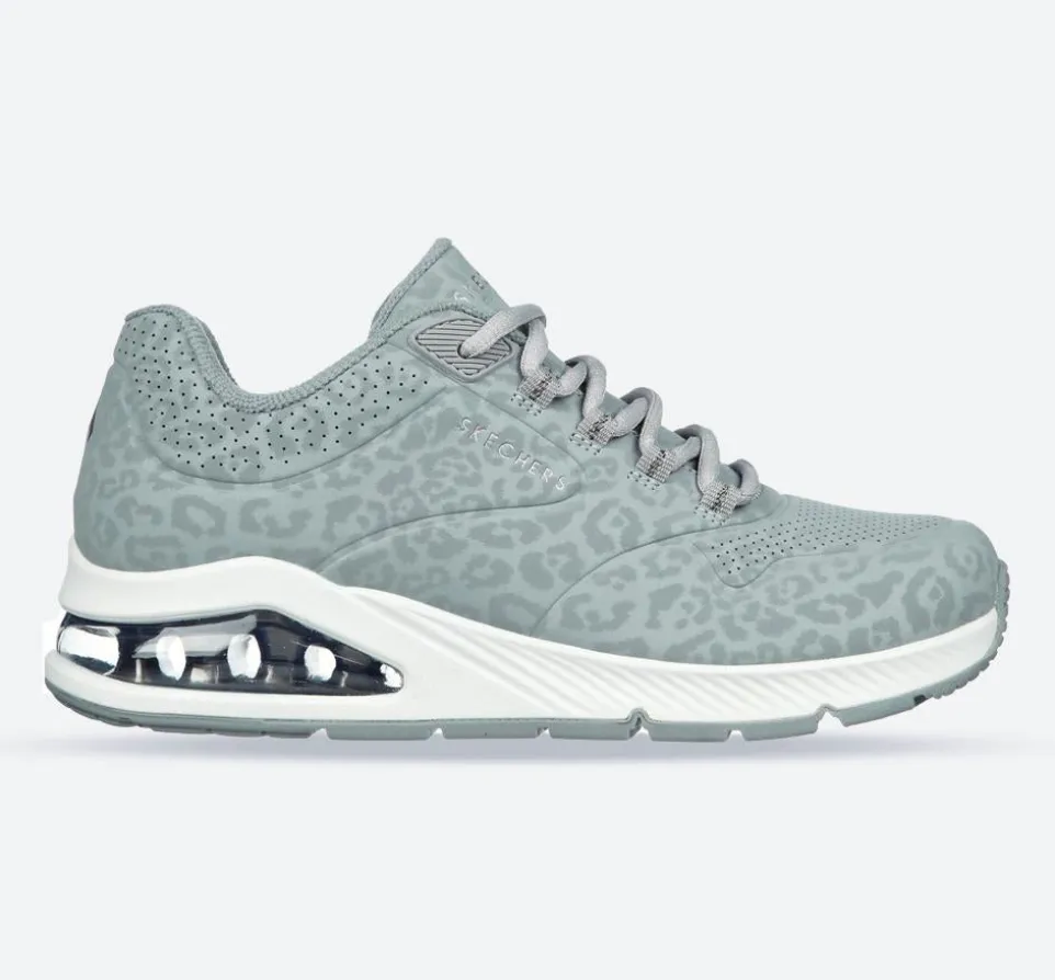 Women's Wide Fit Skechers 155642 Uno 2 In Kat Neato Trainers