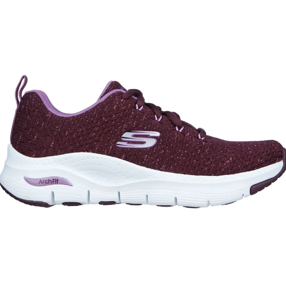 Women's Wide Fit Skechers 149713 Arch Fit Glee For All Trainers