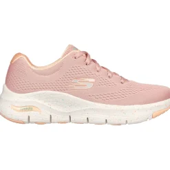 Women's Wide Fit Skechers 149566 Arch Fit Freckle Me Trainers
