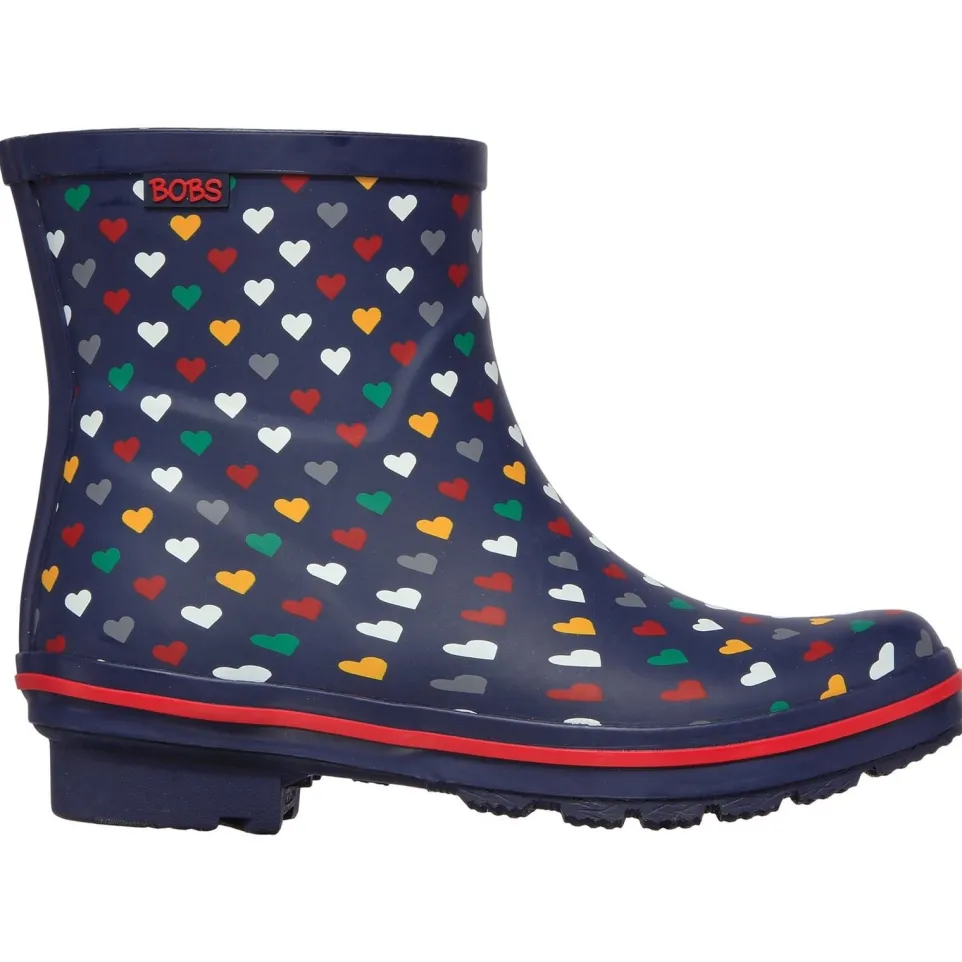 Women's Wide Fit Skechers 113378 Bobs Rain Check Love Splash Trainers