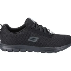 Women's Wide Fit Skechers 77210EC Genter Bronaugh SR Occupational Trainers