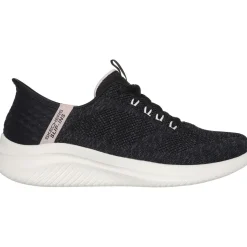 Women's Wide Fit Skechers 150178 Slip-ins Ultra Flex 3.0 Easy Step Trainers