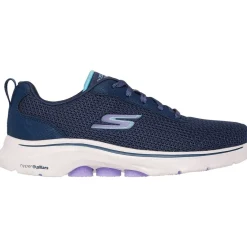 Women's Wide Fit Skechers 125263 Go Walk 7 Kaylor Trainers