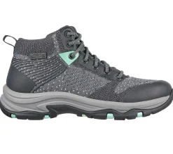 Womens Wide Fit Skechers 158351 Trego Vegan Waterproof Hiking Boots