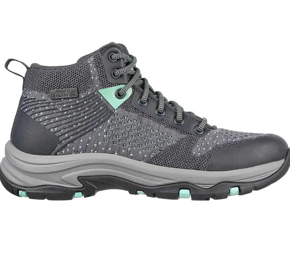 Womens Wide Fit Skechers 158351 Trego Vegan Waterproof Hiking Boots