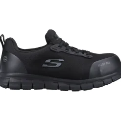Women's Wide Fit Skechers 108041EC Sure Track Jixie Safety Trainers