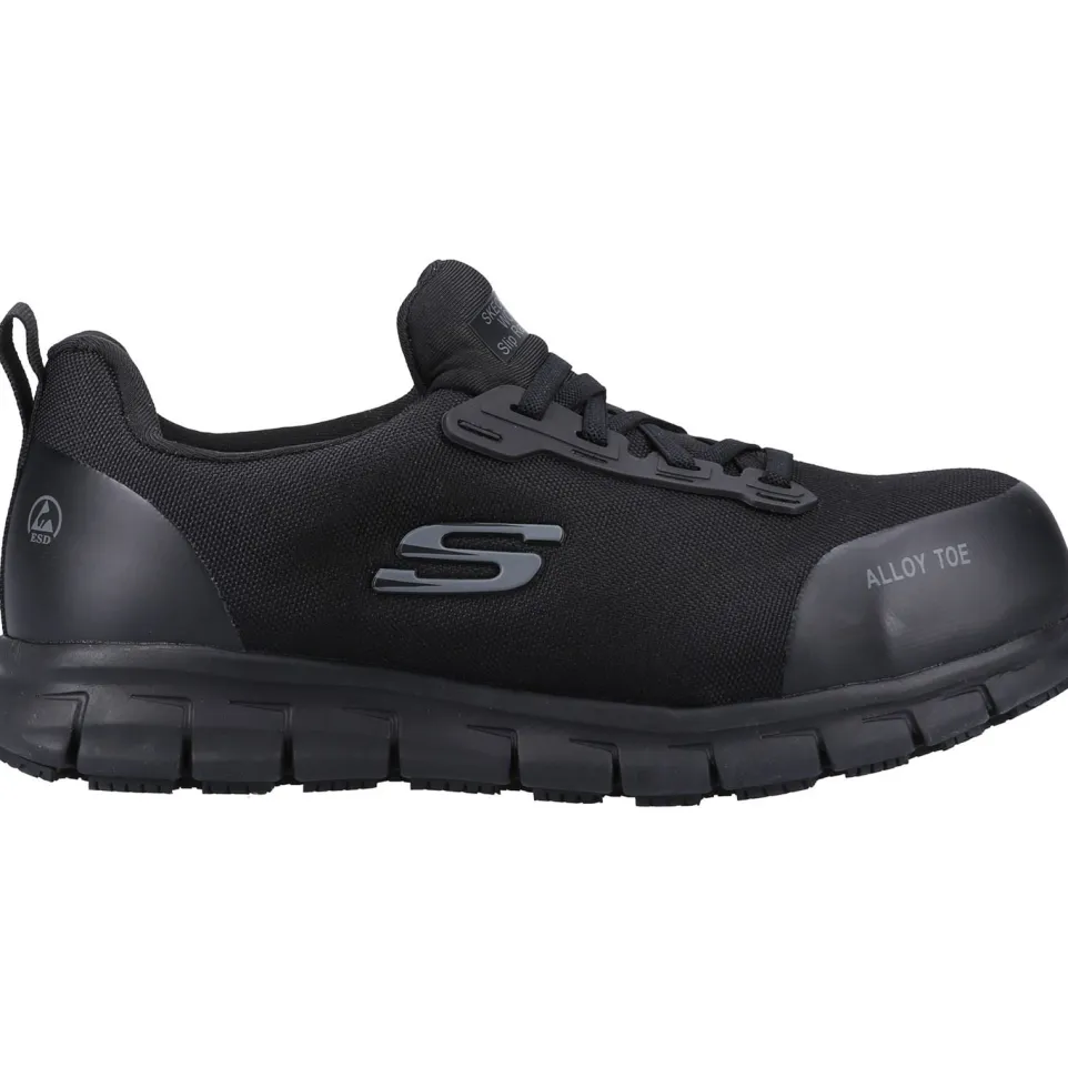 Women's Wide Fit Skechers 108041EC Sure Track Jixie Safety Trainers