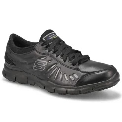 Women's Wide Fit Skechers 76551EC Eldred Occupational Trainers