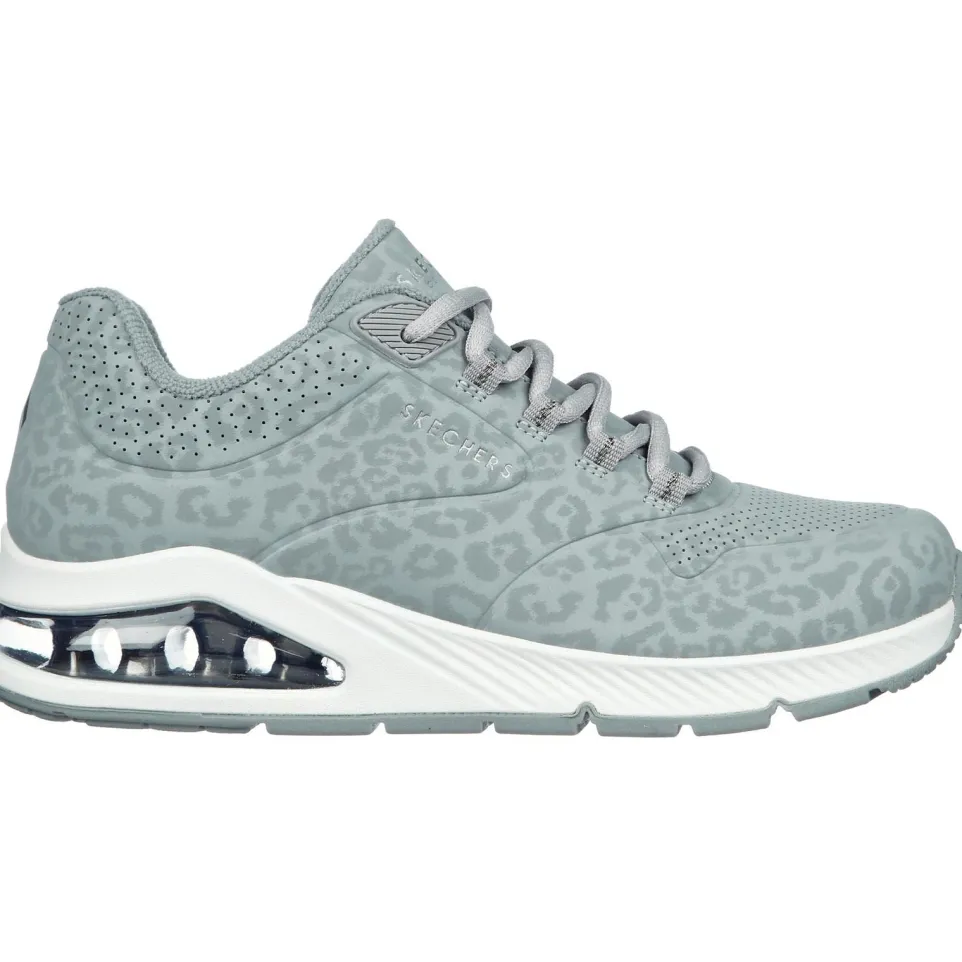 Women's Wide Fit Skechers 155642 Uno 2 In Kat Neato Trainers