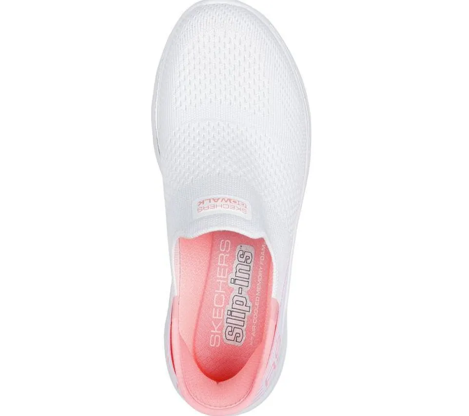 Women's Wide Fit Skechers 125231 Slip-ins Go Walk 7 Mia Trainers