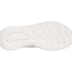 Women's Wide Fit Skechers 117497 Bobs Sport Squad Waves Trainers