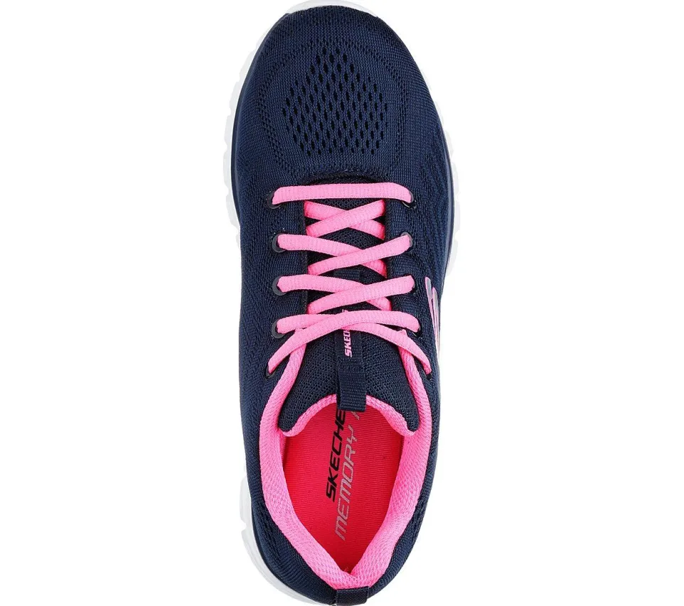 Womens Wide Fit Skechers 12615 Walking Trainers