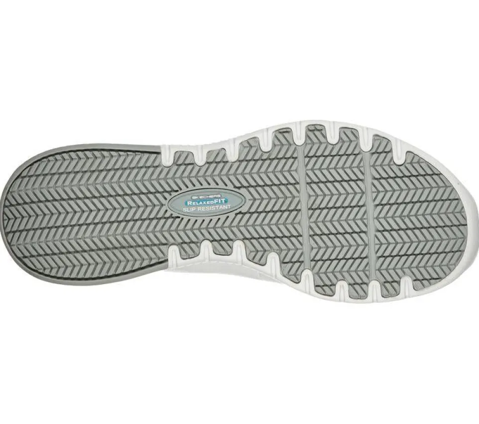 Women's Wide Fit Skechers 108010EC Marsing Gmina Slip Resistant Trainers