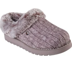 Womens Wide Fit Skechers Keepsakes Ice Angel Mule Slippers - Exclusive