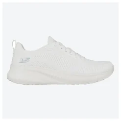 Womens Wide Fit Skechers Bobs Squad Chaos Face Off 117209 Vegan Trainers