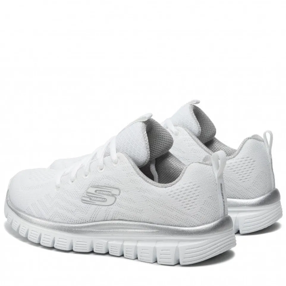 Womens Wide Fit Skechers 12615 Walking Trainers