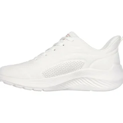 Women's Wide Fit Skechers 117497 Bobs Sport Squad Waves Trainers