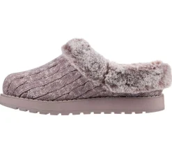 Womens Wide Fit Skechers Keepsakes Ice Angel Mule Slippers - Exclusive