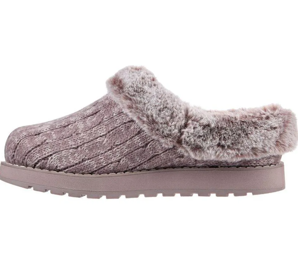 Womens Wide Fit Skechers Keepsakes Ice Angel Mule Slippers - Exclusive
