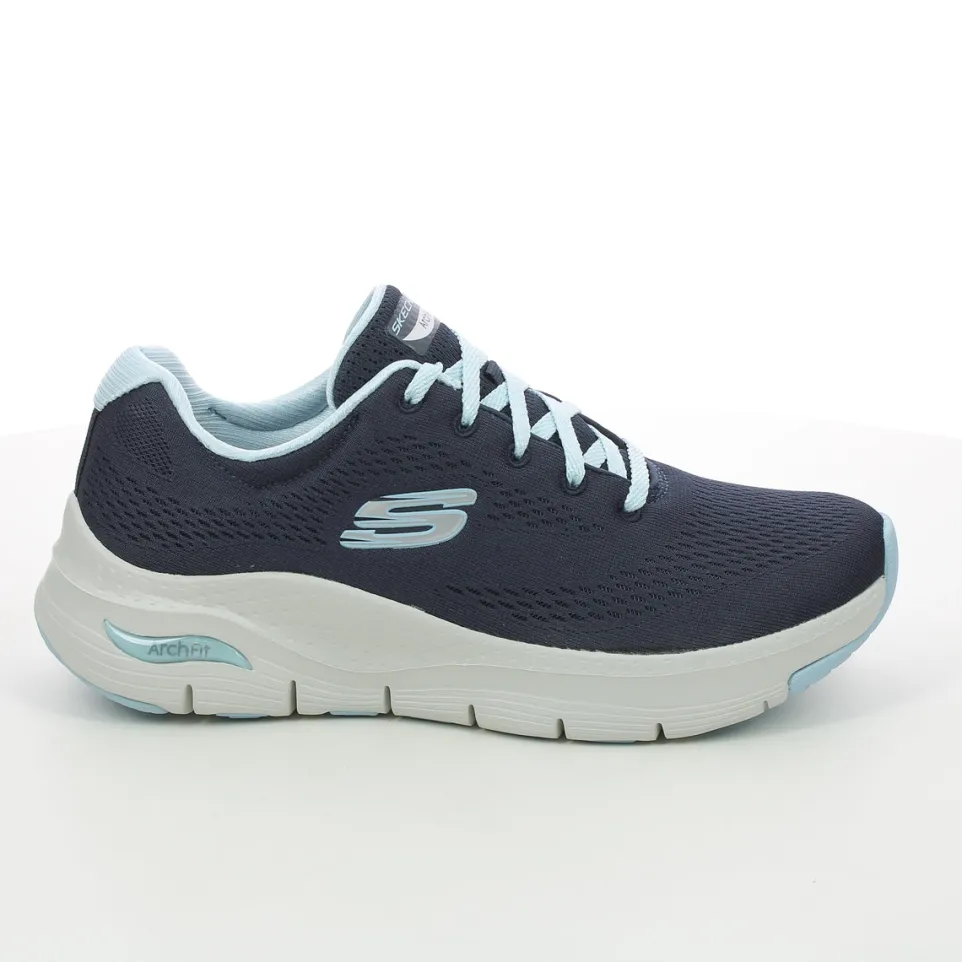 Womens Wide Fit Skechers 149057 Arch Fit Trainers