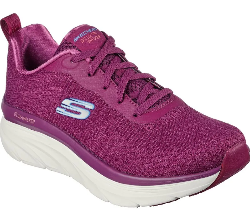 Women's Wide Fit Skechers 149815 Daily Beauty D'lux Vegan Walker Trainers