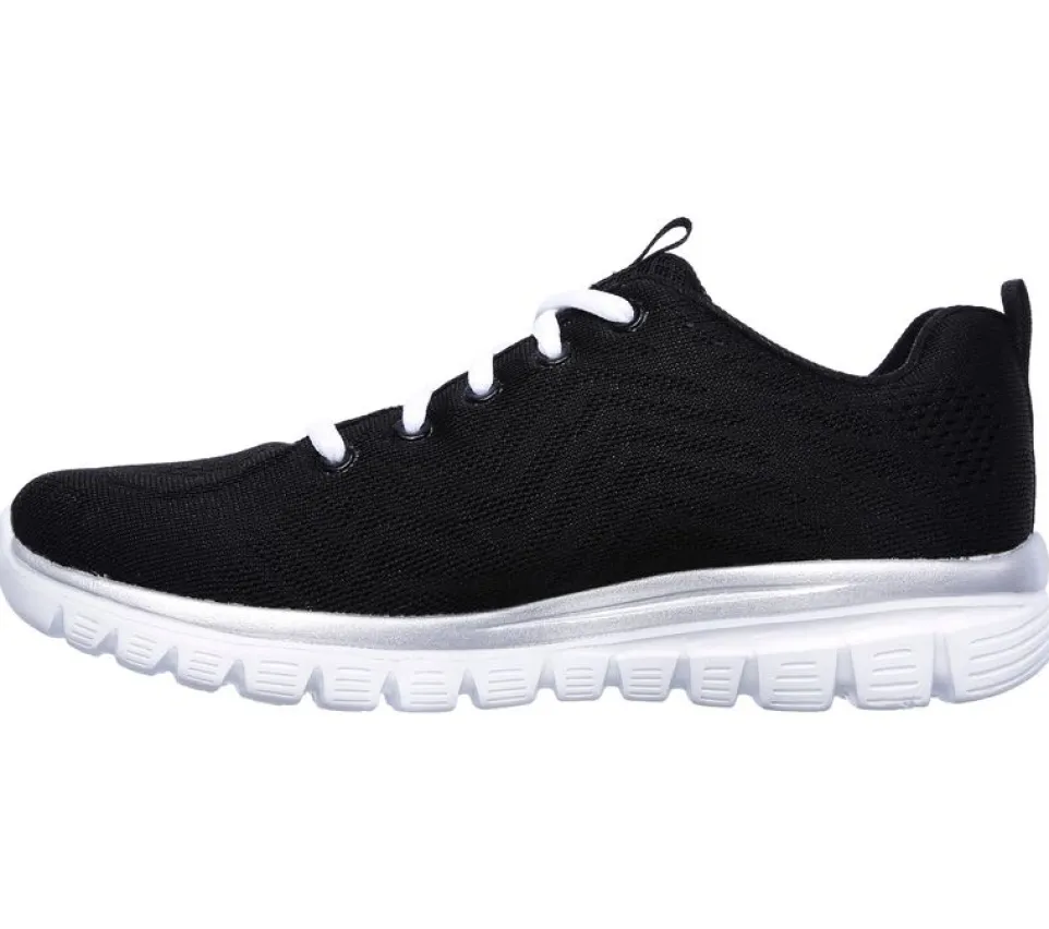 Womens Wide Fit Skechers 12615 Walking Trainers