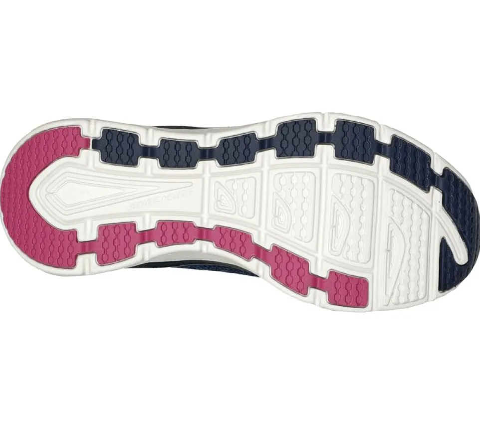 Women's Wide Fit Skechers 149815 Daily Beauty D'lux Vegan Walker Trainers