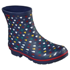 Women's Wide Fit Skechers 113378 Bobs Rain Check Love Splash Trainers