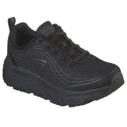 Women's Wide Fit Skechers 108016EC Max Cushioning Elite Sr Trainers -Black