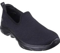 Women's Wide Fit Skechers 125218 Go Walk 7 Ivy Trainers
