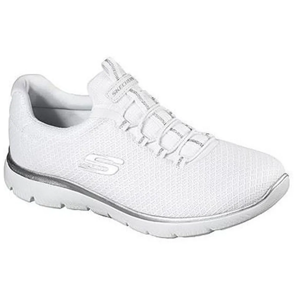 Women's Wide Fit Skechers 12980 Summits Slip On Sports Trainers