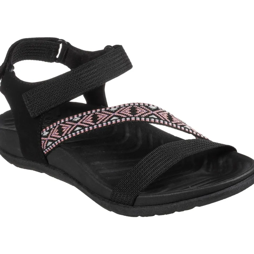 Women's Wide Fit Skechers 163221 Reggae Lite Beachy Sunrise Sandals