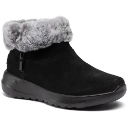 Womens Wide Fit Skechers 144003W Go Walk Goga Mat Boots