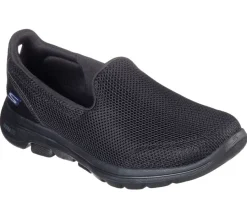 Womens Wide Fit Skechers Go Walk 5-15901 Performance Walking Slip On Trainers