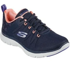 Womens Wide Fit Skechers 149580W Vegan Walking Trainers