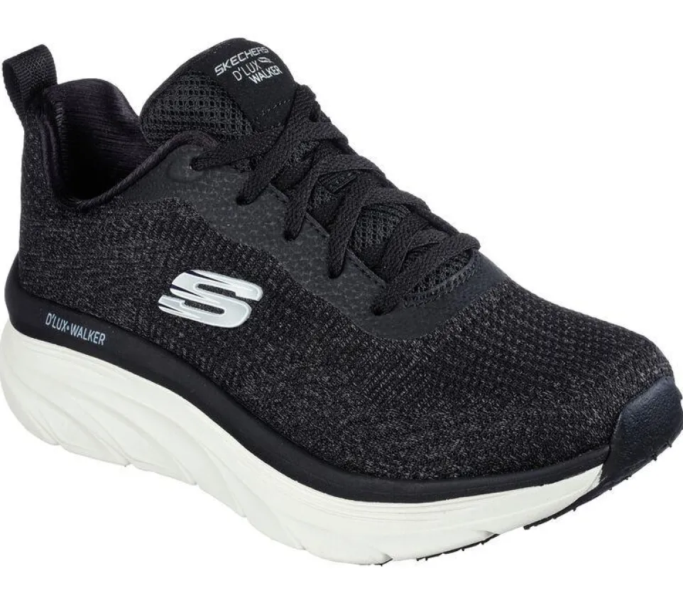 Women's Wide Fit Skechers 149815 Daily Beauty D'lux Vegan Walker Trainers