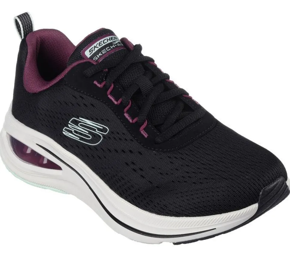 Women's Wide Fit Skechers 150131 Skech Air Meta - Aired Out Trainers